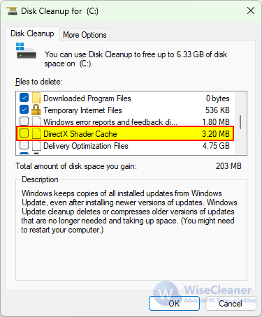 DirectX Shader Cache trên Windows
