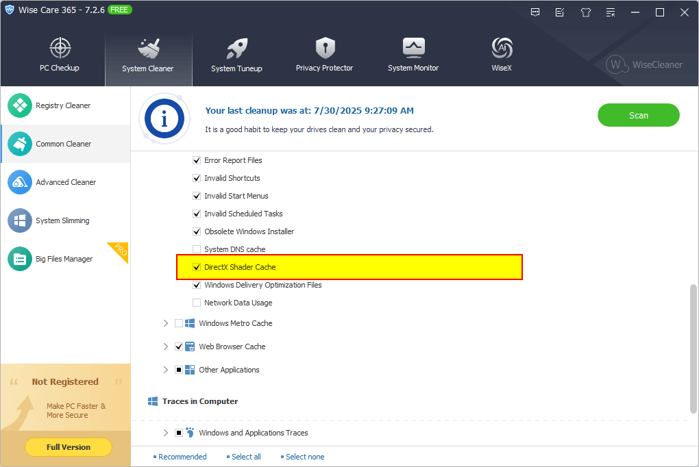 DirectX Shader Cache trên Windows