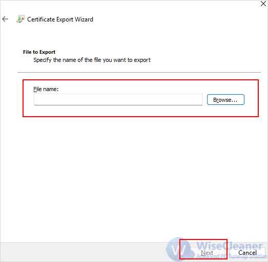Cách sao lưu khóa mã hóa EFS trong Windows 11